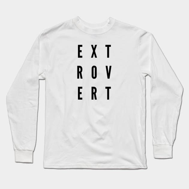 Extrovert Long Sleeve T-Shirt by Nada's corner